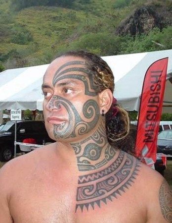 Tribal Face Tattoo