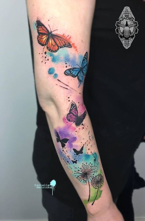 Full Hand Creative Forearm Tattoo