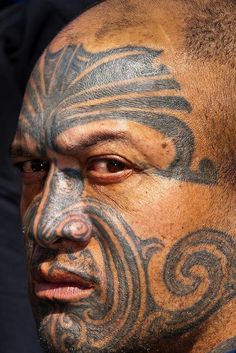 Tribal Face Tattoo