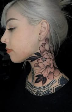 Neck Tattoo For Women