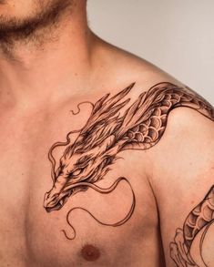 Chest tattoo for men