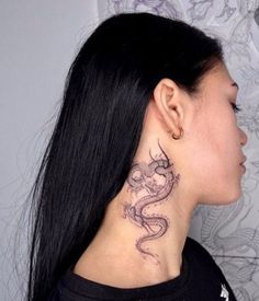 Neck Tattoo For Women