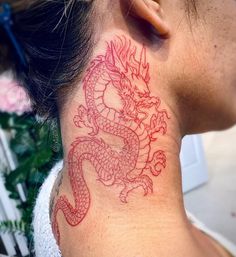 Neck Tattoo For Women