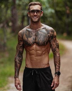 Chest tattoo for men