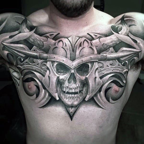 Chest tattoo for men