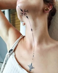 Neck Tattoo For Women