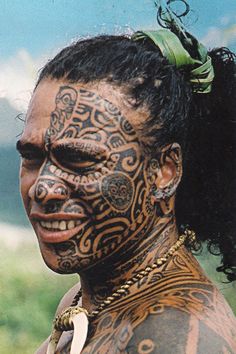 Tribal Face Tattoo