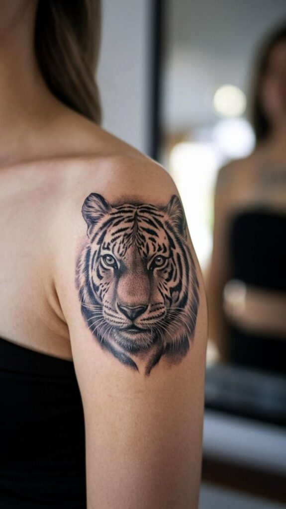 Beautiful Tiger Tattoo