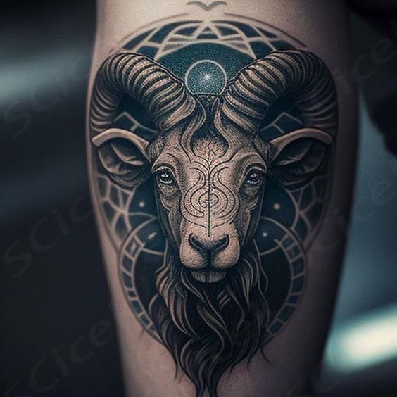 Bold Aries Tattoo