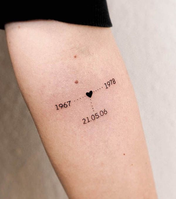 Born baby memorial tattoo