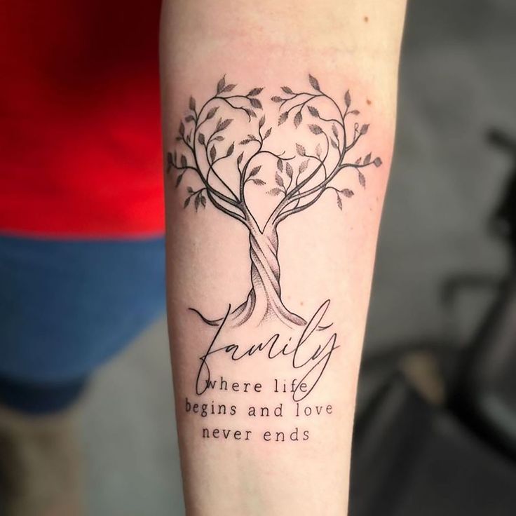 Cool family inspire tattoo