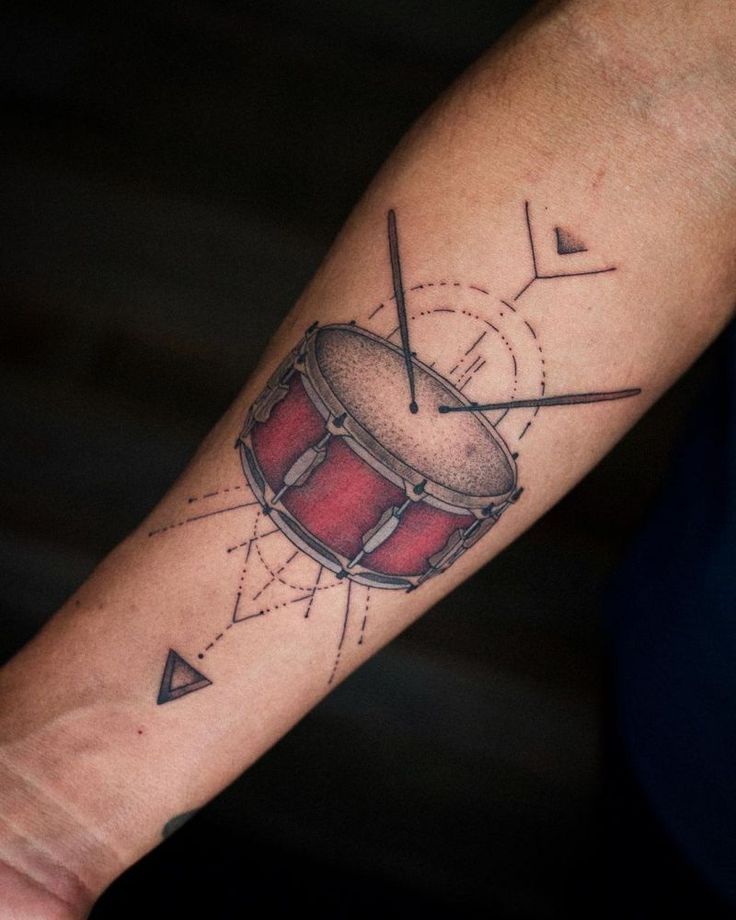 Coolest Drummer Tattoo