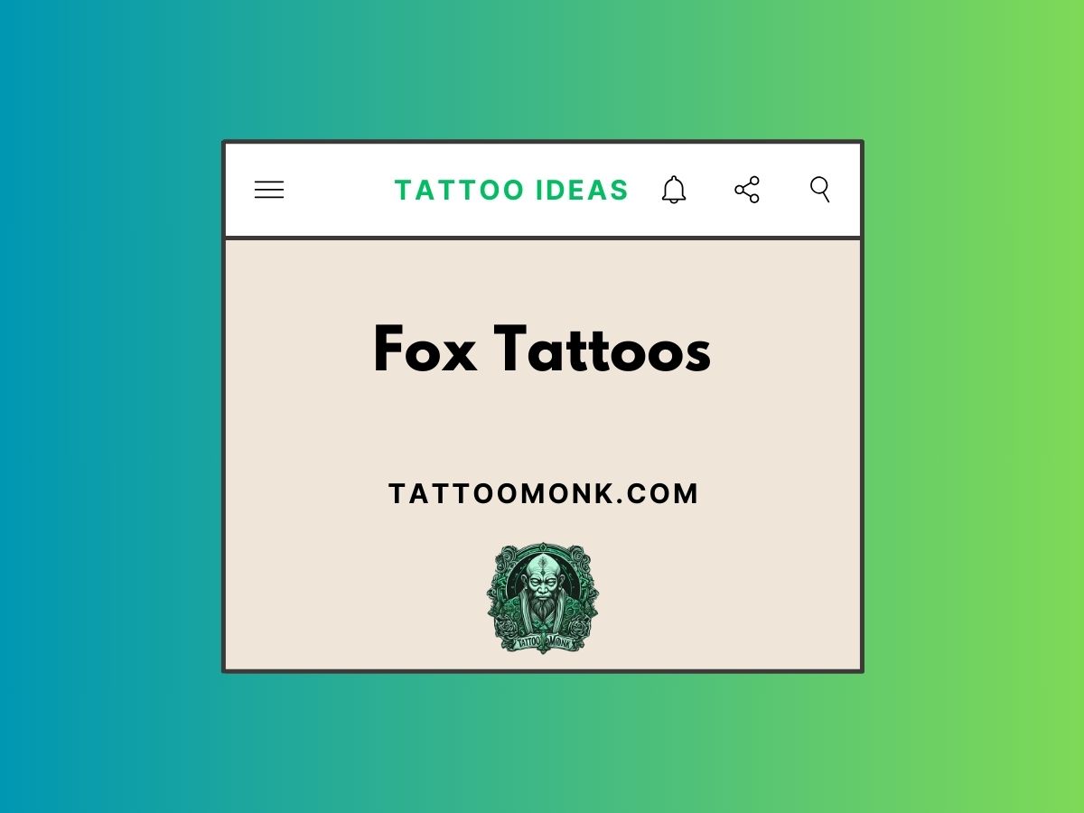 Fox Tattoos