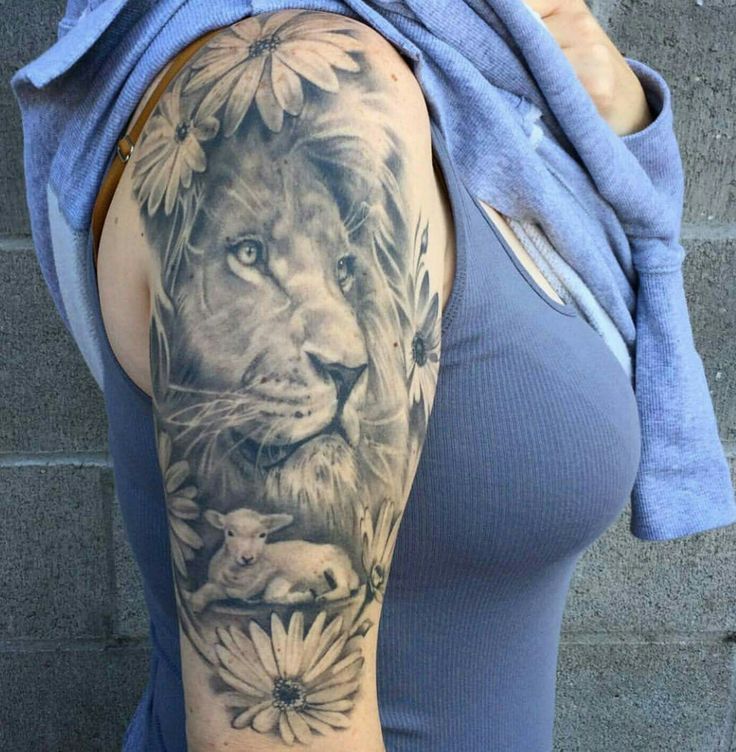 Full sleeve leo tattoo