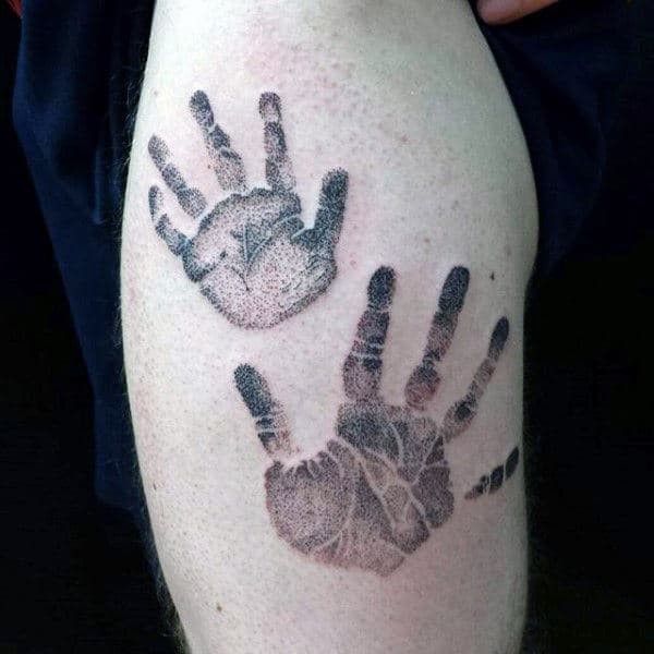 Handprinted Family Tattoo