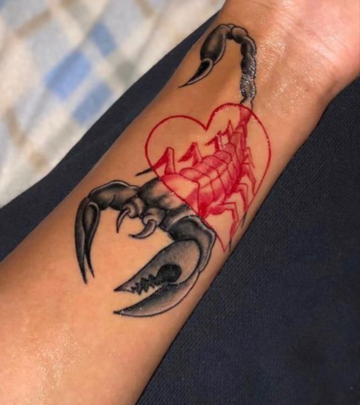 Lovely Scorpion Tattoo