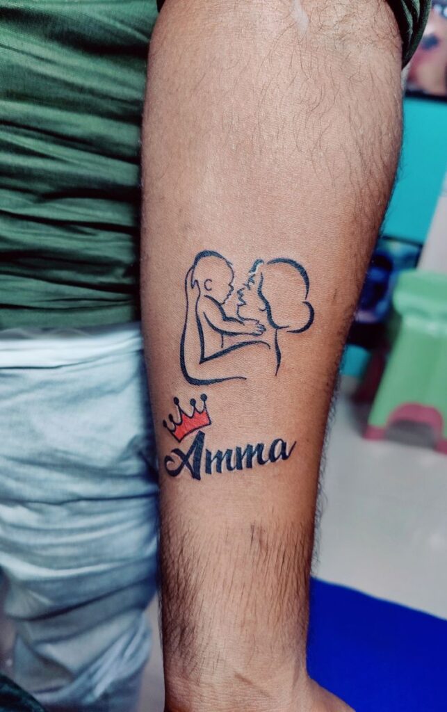 Lovely mom tattoo