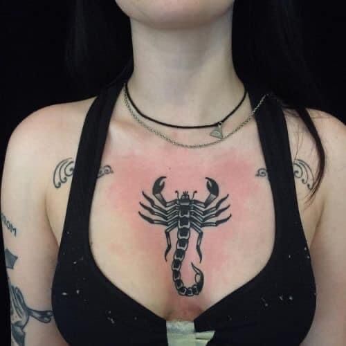 Scorpion Tattoo for women