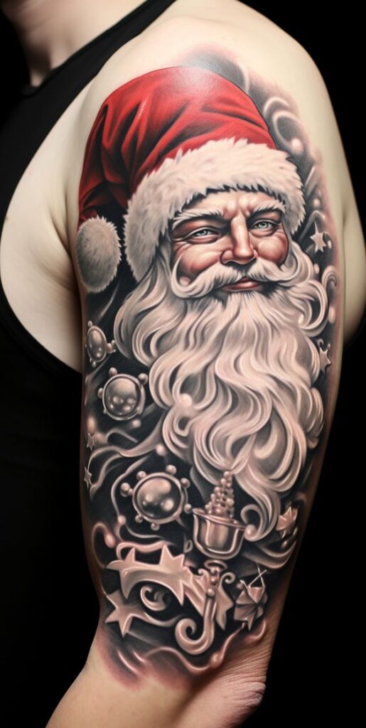 Stunning Christmas Tattoo design