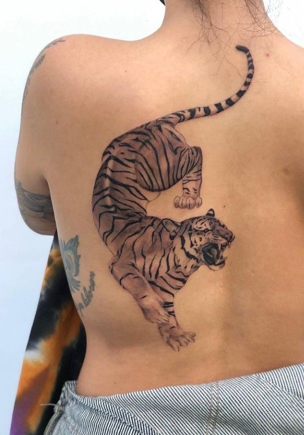 Tiger Tattoo Design for women