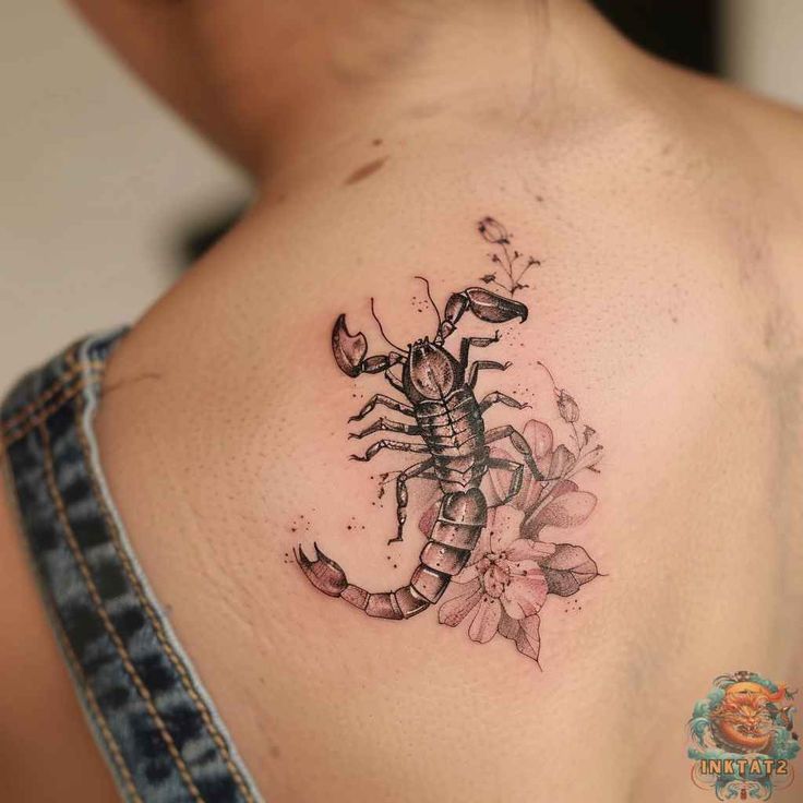 Tiny Scorpion Tattoo design