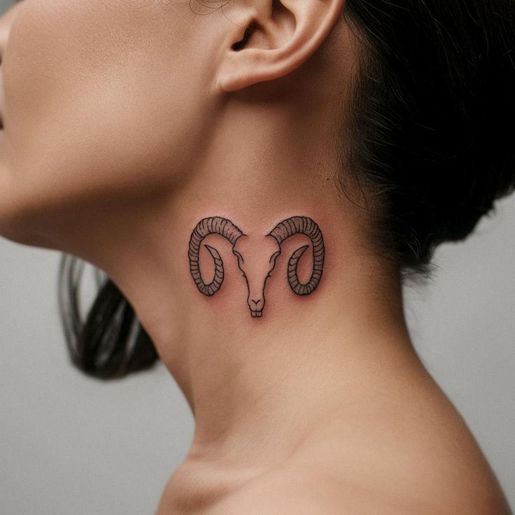 Unique Aries Tattoo