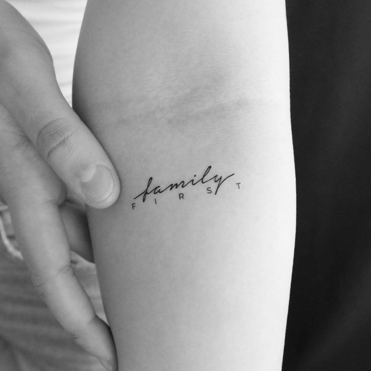 Unique Simple Family Tattoo