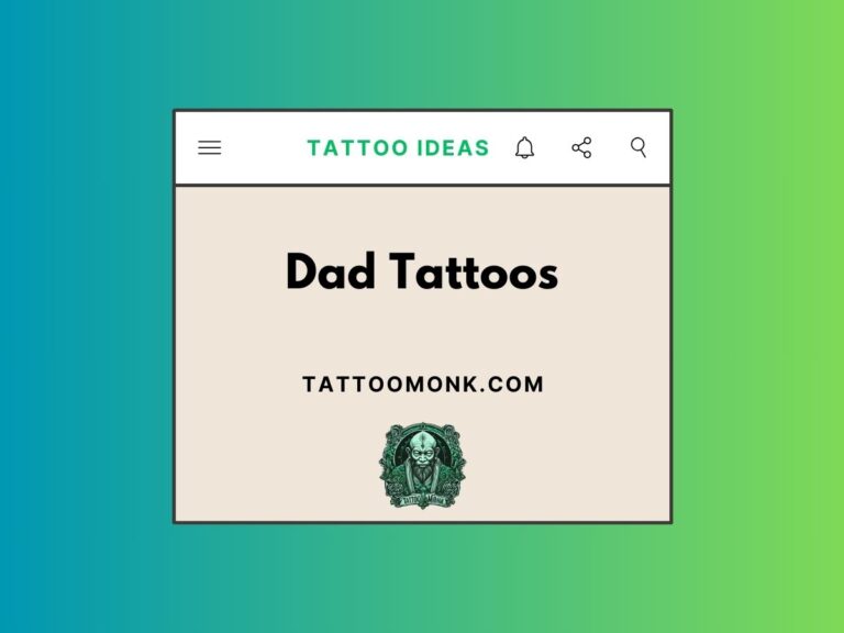 Dad Tattoos