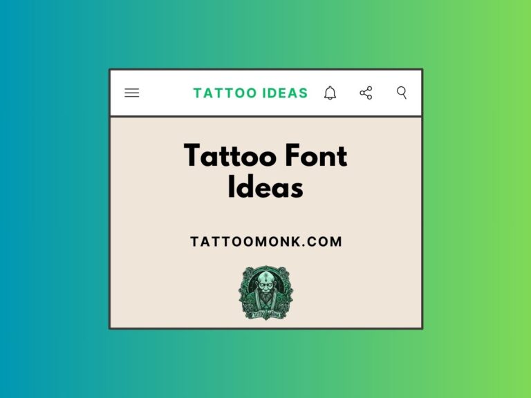 Tattoo Font Ideas